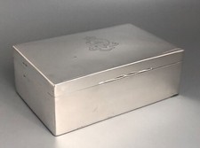 Victorian Silver Cigar Box