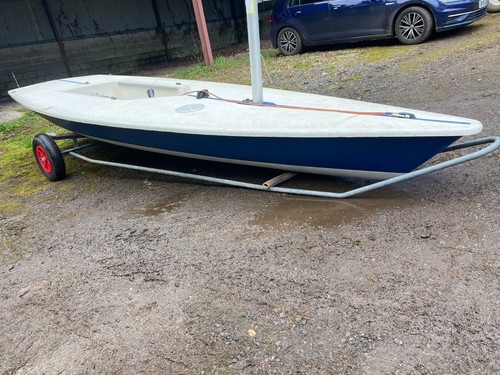 Laser sailing dinghy - sailing,