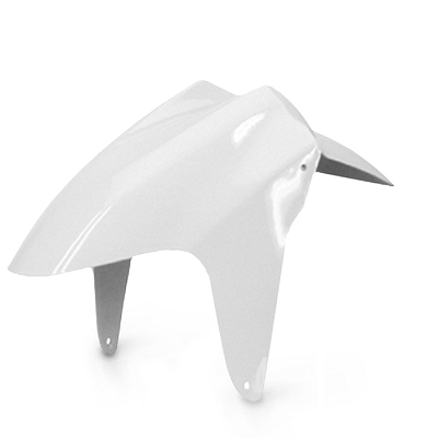 Front mudguard tnt - front, white