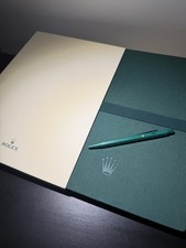 Rolex Note Pad NoteBook & Pen In Box Sleeve VIP Only, Rare Collectable Item
