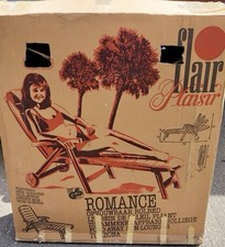 Retro white sun - sun, lounger
