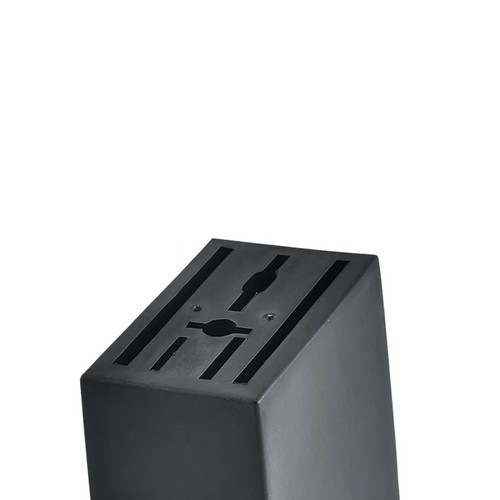 Stainless steel knife - stainless, block