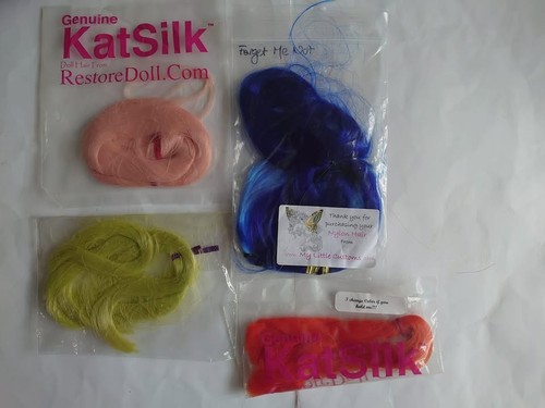 Part packs doll hair - part, for