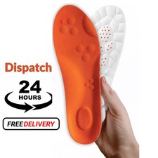 4D Memory Foam Orthotic Insoles for Heel & Plantar Fasciitis Pain