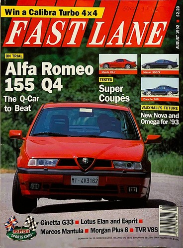 Fast lane magazine aug - fast, aug-1992