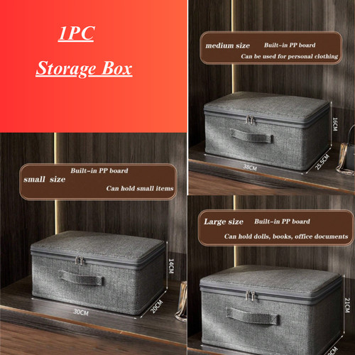 Large foldable canvas storage - large,