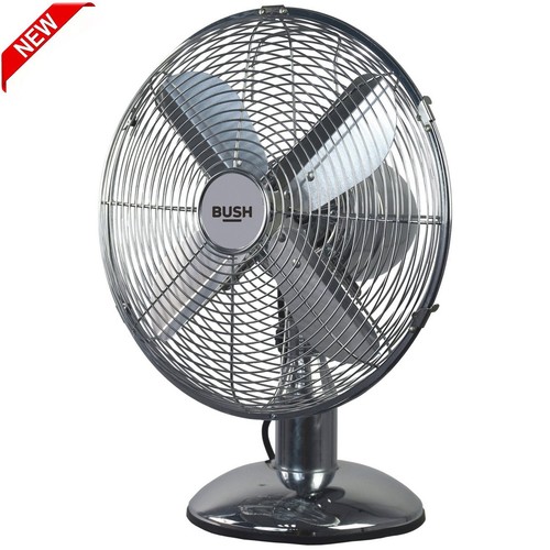 Bush chrome desk fan - -, inch