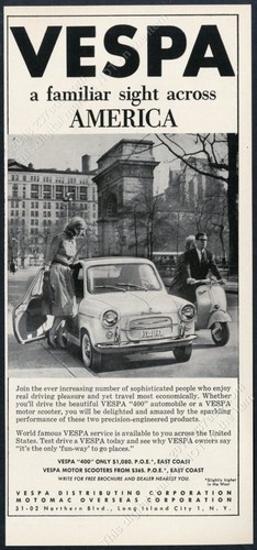 1960 vespa scooter moped 400 - scooter,