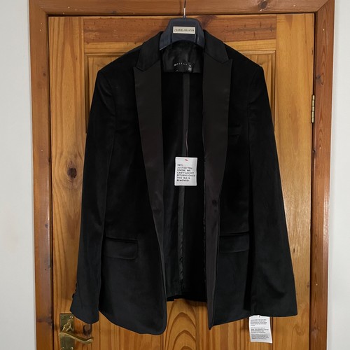 Asos men black velvet 2 - men's,