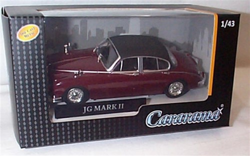 Jaguar mk11 burgundy black - jaguar,