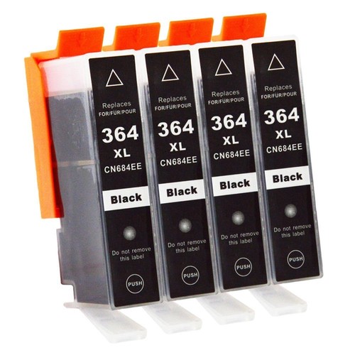 Black ink cartridges for hp - black,