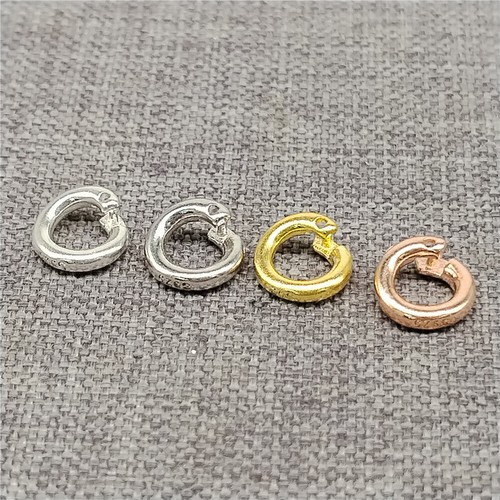 Sterling silver lock jump - sterling,