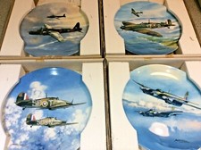 WWII RAF Aircraft/Plane COALPORT BRADEX Michael Turner Collector Plates - CHOOSE