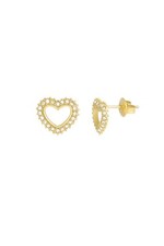 14ct Gold-Plated Open Heart