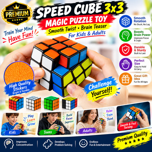 Premium 3x3 speed cube - 3x3,