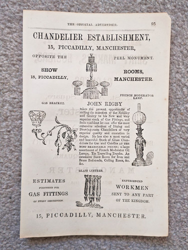 John rigby chandeliers - john,