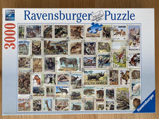 Ravensburger 3000 piece jigsaw puzzle - ANIMAL STAMPS