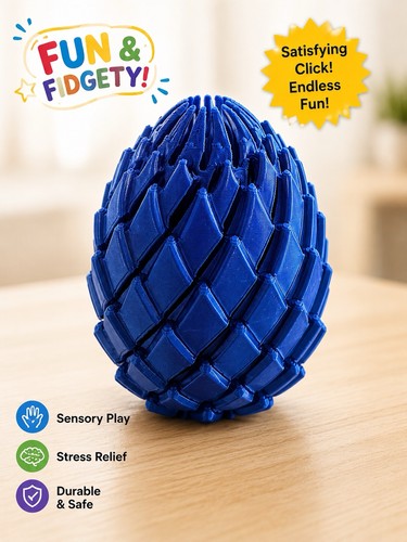 Dragon egg fidget - 3d,