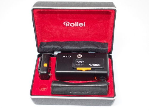 Rollei a110 film camera - rollei, tessar