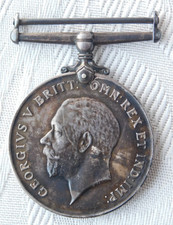 WW1 WORLD WAR ONE ROYAL ARTILLERY REGIMENT SILVER MEDAL - SHEPHERD