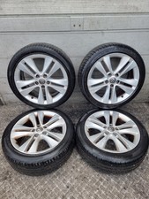VAUXHALL ZAFIRA TOURER ALLOY WHEEL SET 235/40/ZR18 0P046K2 2.0L MAN DSL MPV 2016