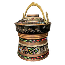 Handmade Ottoman Copper Bucket