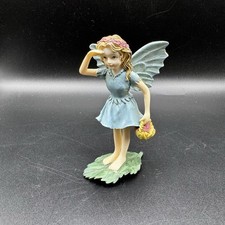 Vintage 1993 Dezine The Fairy Collection Blue Harvest Fairy no.5582