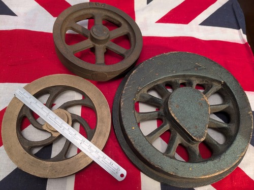 Steam engine flywheel castings
