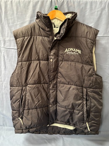 Adnams navy zip puffer - navy, up