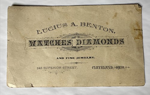 Victorian jewelers trade card - trade,
