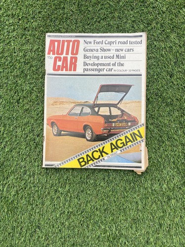 Autocar magazine march 1974 - autocar,