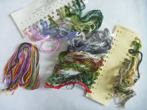Job lot embroidery threads - embroidery,