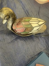 Bronze duck lamp - bronze,
