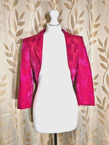 Alexon pink floral - floral, jacquard