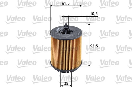 Valeo 586563 oil filter - 586563-oe,