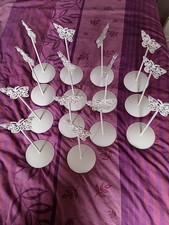 14 Butterfly Table Centres.  for Wedding tables. Cream , Pearl Effect .REDUCED 