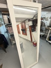 Tall White Full Length Mirror 178 × 63 Cm Shop Display / Dressing Mirror Unit