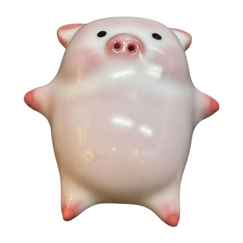Pig statue ceramic tea - pig, pet