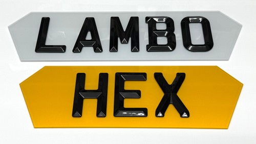 Gloss black retro bevelled - black,