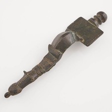 Anglo Saxon Cruciform Bronze Long Brooch 6th-7th Century