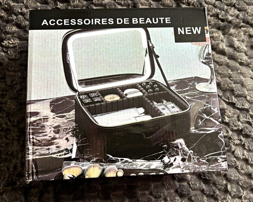 Black make case with - make-up,