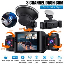 3 CH Dash Cam 1080P 2.4" Dash