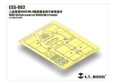 ET Model 1/35 E35-002 WWII British Scout Car Dingo Mk.II Fender Photo Etch (for 