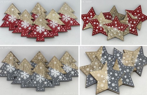 Pack wooden christmas - of,