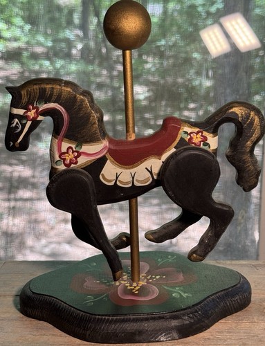 Vintage hand carved - hand, painted