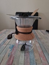 Bodum 34Oz ,1 litre Pour over Coffee Maker, High-Heat Borosilicate Glass 8 Cup