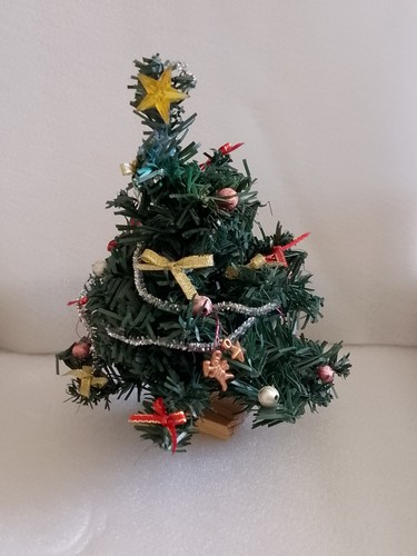 Dolls house decorated - dolls,