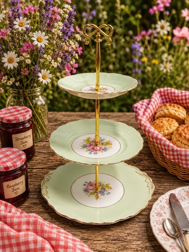 Colclough tier china cake - tier,