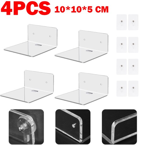 4pcs clear acrylic floating - clear,