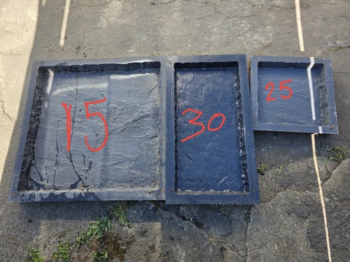 Paving circle mould and - paving, 148